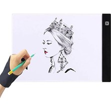 MarkEntegra Ultra Ince A4 Boy Çizim Tableti - LED Işıklı Kopyalama ve Eskiz Özelliği