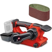 MarkEntegra Akülü Tank Zımpara - 18 V, Kömürsüz Motor, P80 Zımpara Bandı Dahil