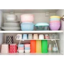 Pratik ve Şık Dolap Içi Düzenleyici Raf Kuru Yemiş ve Bakliyat Için