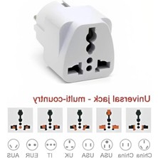 MarkEntegra 4'ü 1 Arada Uluslararası Seyahat Priz Adaptörü, Taşınabilir Dönüştürücü