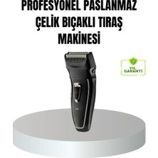 Similar Profesyonel Şarjlı Saç ve Sakal Tıraş Makinesi – Çelik Bıçaklı, Ayarlanabilir Başlıklı, Kablosuz