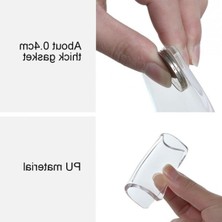 MarkEntegra 4 Adet Şeffaf Silikon Kaydırmaz Pedler - Mobilya ve Zemin Koruma