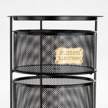 MarkEntegra 5 Katlı Paslanmaz Metal Sebzelik - 94 cm Yükseklik