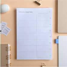 MarkEntegra Tarihsiz Masaüstü Planlayıcı - Haftalık Planlama Için