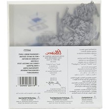 MarkEntegra Çok Renkli Thinlits Zımba Şablonu Seti, 16 Adet, Kağıt ve Plastik ile Uyumlu