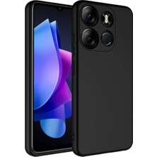Egstech Tecno Spark Go 2023 Kılıf Lansman Premium Kadife Kaplama Lens Korumalı Soft Silinebilir Arka Kılıf