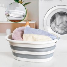 MarkEntegra Katlanabilir Silikon Çamaşır Sepeti - Akordiyon Tasarım