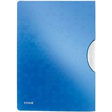 MarkEntegra A4 Sıkıştırmalı Dosya, Metalik Mavi