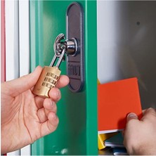 MarkEntegra 3 Haneli Şifreli Pirinç Asma Kilit - Güvenli ve Dayanıklı