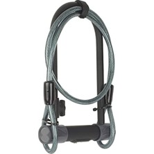 MarkEntegra Yüksek Güvenlikli Kablolu U Bisiklet Kilidi