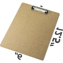 MarkEntegra Ahşap Sıkıştırma Tahtası Seti - 6 Adet, Kahverengi