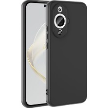 Egstech Huawei Nova 12S Kılıf Lansman Premium Kadife Kaplama Lens Korumalı Soft Silinebilir Arka Kılıf