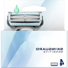 MarkEntegra 4 Adet Yedek Tıraş Bıçağı - Hassas Ciltler Için Aloe Katkılı