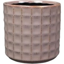 MarkEntegra Pembe Renkli Seramik Saksı 14X13 cm