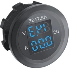 MarkEntegra DC12V/24V Dijital Voltmetre ve Ampermetre