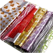 MarkEntegra Kendinde Bantlı Metalize Hediye Poşet Paketi - 35X50 Cm, 100'LÜ