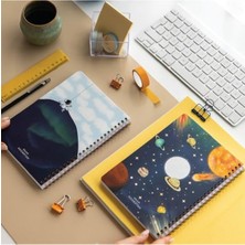 MarkEntegra A5 Spiralli Çizgili Okul Defteri Seti, 2'li, 80 Yaprak, Ders Programlı