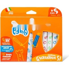 MarkEntegra 12 Renkli Jumbo Keçeli Kalem Seti - 42814