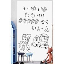 MarkEntegra Yapışkanlı Beyaz Yazı Tahtası Sticker - 45X200 cm