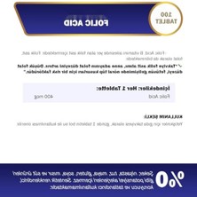 MarkEntegra Folik Asit Takviyesi - 400 Mcg - 100 Tablet