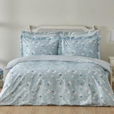 MarkEntegra %100 Pamuk Çift Kişilik Nevresim Takımı - Mint Mavi, 200X220 cm