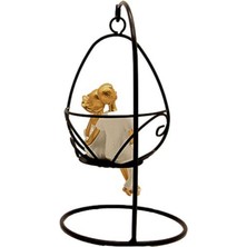 Premium Gold Detaylı Aşk Salıncağı Biblo | Ev ve Ofis Için Lüks Dekoratif Obje