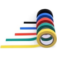 MarkEntegra Renkli Elektrik Bandı Seti - 5 Adet, 10 Metre, 600V