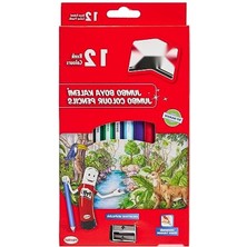 MarkEntegra 12'li Jumbo Kuru Boya Kalemi Seti, Renkli ve Ergonomik