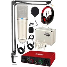 MarkEntegra Mikrofon ve Stüdyo Ses Kartı Seti