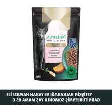 MarkEntegra Kediler Için Lezzetli Somonlu Yaş Mama, 85 Gram