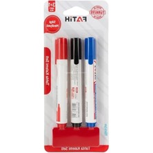 MarkEntegra 3'lü Beyaz Tahta Kalemi Seti + Silgi Hediyeli