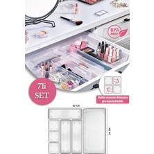 7'li Dolap Içi Çekmece Organizer, Şık ve Pratik Düzenleyici Set