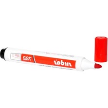 MarkEntegra Kırmızı Silinebilir Beyaz Tahta Kalemi, Yuvarlak Uç, Kaliteli Mürekkepli