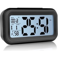 MarkEntegra Akıllı Dijital Masa Saati - Alarm ve Karanlık Sensörlü