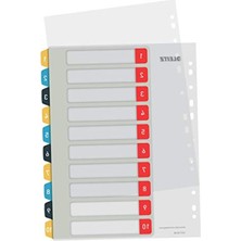 MarkEntegra Yazdırılabilir Pp Separatör Seti (1-10)