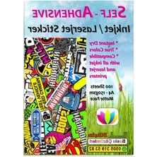 MarkEntegra 120GSM A4 Yapışkanlı Etiket Kağıdı, Mat Yüzeyli, 100 Yaprak