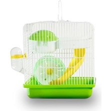 MarkEntegra Hamster Kafesi 22,5X17X25 Cm, Ferah Yaşam Alanı