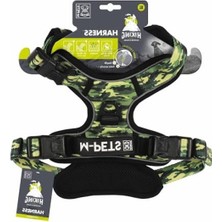 MarkEntegra Kamuflaj Desenli Reflektörlü Soft Sırt Tasması (Xl)