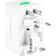 MarkEntegra Çoklu Priz Dönüştürücü Seyahat Adaptörü, 150+ Ülke Uyumlu