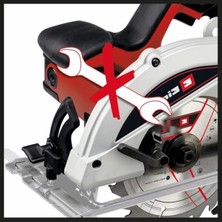 MarkEntegra Mini Daire Testere, 1250 W, Aletsiz Ayar Özelliği