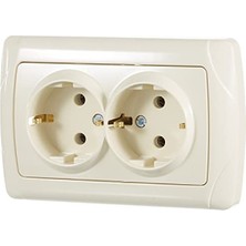 MarkEntegra Ikili Top Priz Krem Renkli