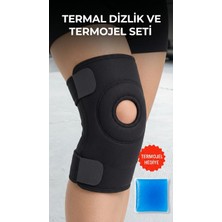 SHC4200 Dizlik Çapraz Bağ Menisküs Destekli Termojelli Sporcu Diz Korsesi