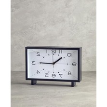 MarkEntegra Siyah Flair Masa Saati - Modern ve Şık Tasarım