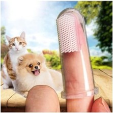 MarkEntegra Silicone Parmak Diş Fırçası, Kedi ve Köpekler Için