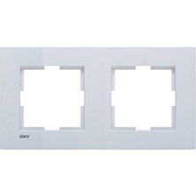 MarkEntegra Ikili Çerçeve, Gümüş Renk