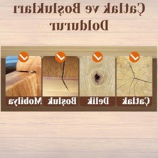 MarkEntegra Koyu Ceviz Ahşap Parke Tamir Macunu, 125 ml Kullanıma Hazır