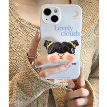 My Balli Store Sevimli Koca Kafa Şeklinde Telefon Standı, Kendinden Yapışkanlı Telefon Tutucu