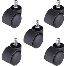MarkEntegra 5 Adet 50 mm Pimli Geçmeli Ofis Koltuk Sandalyesi Tekerleği