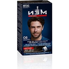 MarkEntegra Erkekler Için Hızlı Etkili Saç Boyası - Kahve Siyah, 80 ml