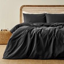 Bella Maison %100 Pamuk Tamara Tek Kişilik Nevresim Takımı Siyah (160X220 Cm)